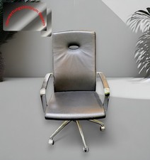 K+N Agenda Konferenzstuhl Besucherstuhl Drehstuhl Stuhl Leder schwarz bs0205