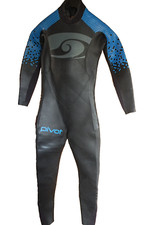 Pivot Blue seventy Mens Wetsuit Triathlon Skinsuit Nassanzug Schwimmanzug Gr SMT