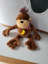nici Affe mit Halstuch Banane Plüschtier Schlenkertier
