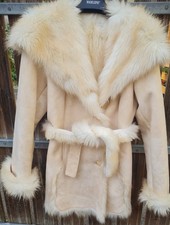 Sehr weiche, weiße Kunst Pelz