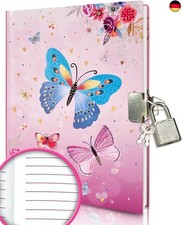 Tagebuch mit Schloss Mädchen