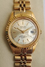 Gruen Precision Damenuhr Gold