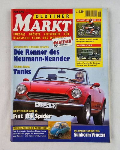 Oldtimer markt heft august - markt,