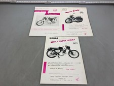 Alte Werbung 3x Honda Benly Super Sport CB 92 Honda Dream Super Sport Benly 125