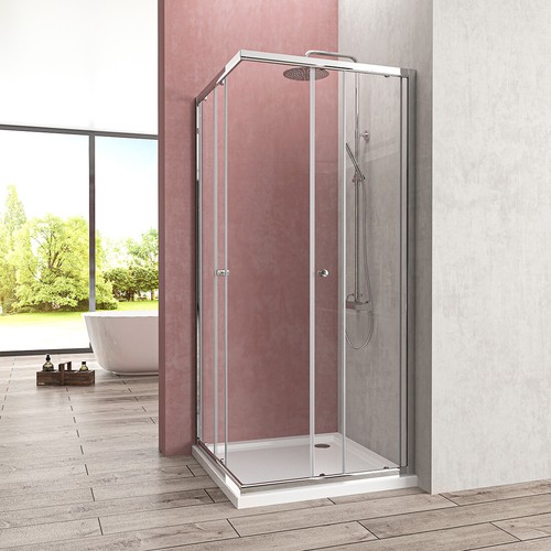Duschkabine 90x75 eckdusche - 90x75,