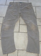JACK & JONES Jeans STAN ANTI FIT Hose geknöpft grau Baumwollmischung W34 L34