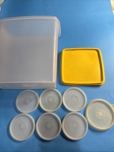 Misc tupperware items lids - tupperware,