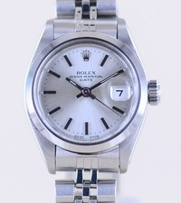 Rolex Uhr Lady Date silver