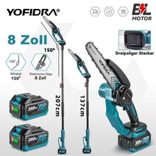 5000W Akku Kettensäge Elektrisch Teleskop Astsäge Hochentaster Für Makita 18V