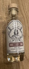 1 leere Gin Flasche „Charlies Dry Gin“ 0,2 Liter für Dekoration oder zum Basteln