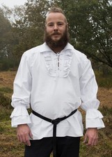 Mittelalter Piraten Hemd weis
