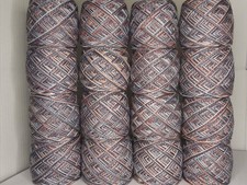 1570 gr Puder-Rosa-Grau 60%Wolle GARNPAKET Strickwolle Handstrickgarn Wollpaket