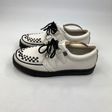 TUK Damen weiß Leder Creepers