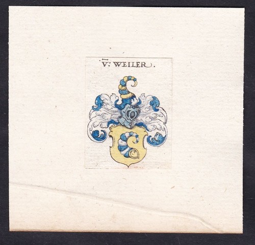 Weiler wappen coat arms - coat, of