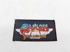 Saxon Patch Aufnäher - Power and the Glory - ca. 6x12 cm - vintage - Unbenutzt