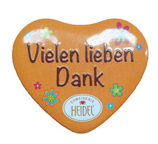 Herz Blechdose Dose Herzform zum Befüllen Vielen lieben Dank Geschenkidee
