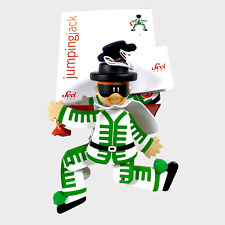 Sevi Hampelmann Brighella mit OVP 22cm Bösewicht Figur Räuber Maske Deko Holz