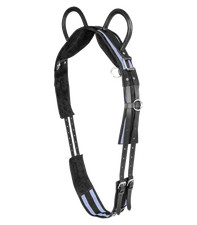 Waldhausen Longiergurt black grey mit zwei Handgriffen 