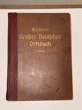 Müllers Großes Deutsches Ortsbuch – 7. Auflage – Vollständiges Gemeindelexikon