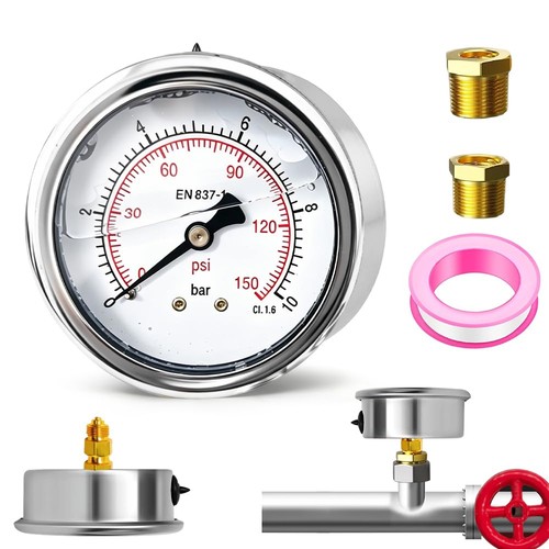 Manometer bar psi 63 - manometer, bar/psi,