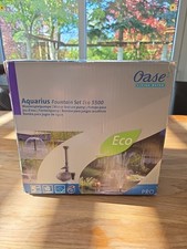 Oase Aquarius Fountain Set Eco 5500 Neuwertig Wasserspiel Brunnenpumpe Teich
