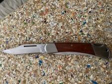 Taschenmesser von C. Jul.Herbertz. Edelstahl. Klinge + Säge + Lederscheide