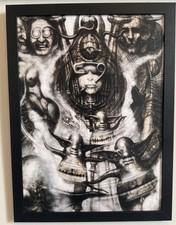 HR Giger Framed Print