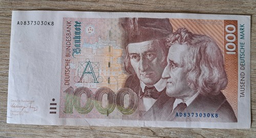 1000 mark schein - dm,