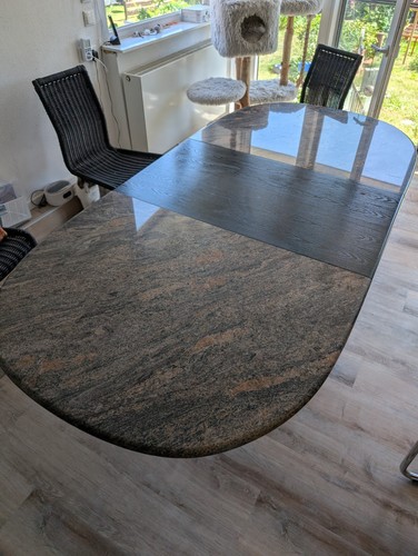 Esstisch mit granitplatte - esstisch,