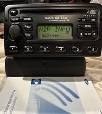 Org. FORD 6000 RDS Autoradio CD + Code + Anleitung Geprüft Voll Funktionsfähig