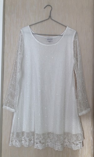 Apricot damen tunika festlich - damen,