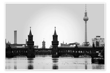 Poster Berlin Oberbaumbrücke