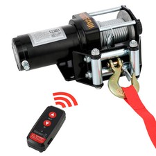 12V Elektrische Seilwinde 3000LBS 1360KG Offroadwinde Motorwinde Funk