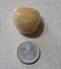 Orangencalcit Trommelstein Edelsteine  Esoterik