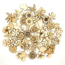 60 Holz Herbst Streuteile