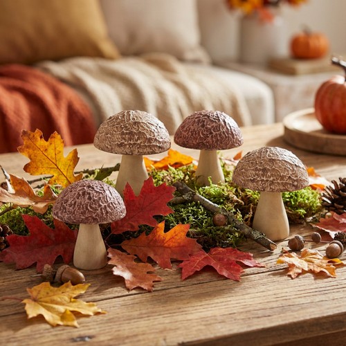 Holzpilze deko herbst - deko,