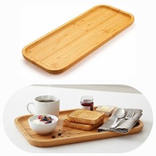 Tablett Serviertablett Bambus