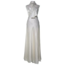 Lissa, Kleid, Größe: 32, Weiß, Polyester, Einfarbig, Damen #oXm