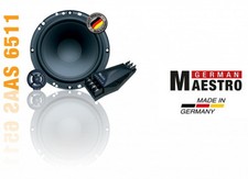 German Maestro AS6511 16,5cm Komponenten Auto Lautsprecher " Made in germany "