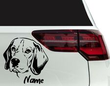 Aufkleber Hund Beagle für Auto, Wohnwagen, Wohnmobil