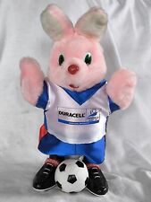 Duracellhase 32 cm Fußball WM Frankreich 1998 Duracell Hase Fußballspieler Ball