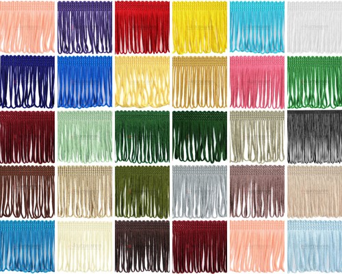 Elastisch fransen 15cm 10m - fransen, 15cm/10m
