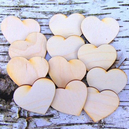 Herz aus holz - aus, stück
