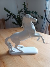 Rosenthal Porzellan Pferd Hengst - Aldo Falchi, Modell 1047/22 weiß