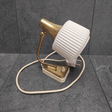 Vintage Tischlampe Art Deco Stil 60er Nachttischlampe Wandlampe Messing