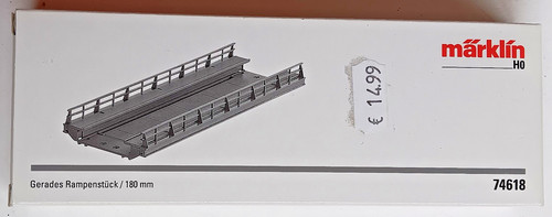 Märklin gerades rampenstück - märklin,