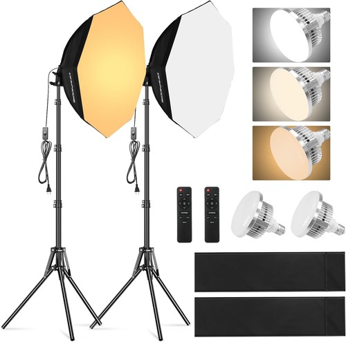 Softbox set fotostudio - set, 2x85w