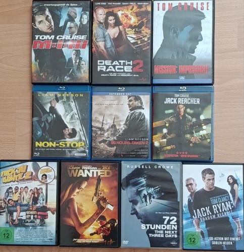 Blu ray und dvd - konvolut, (4)