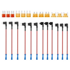 24 Stück Stromdieb KFZ Sicherung Adapter Set,Standard Sicherungshalter Stromdieb