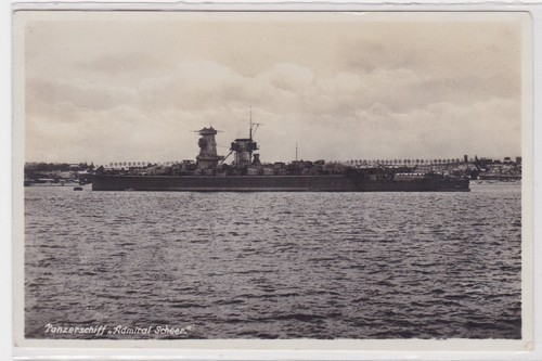 17044 panzerschiff admiral - ak,